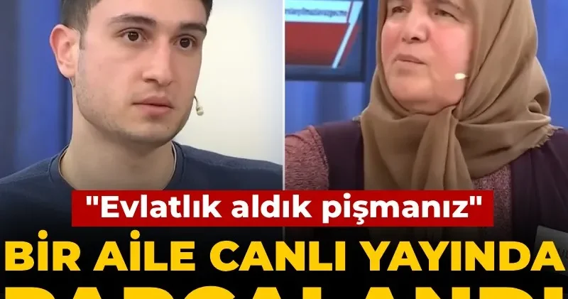 Bir aile canlı yayında parçalandı! Evlatlık aldık pişmanız