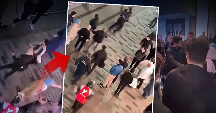 Taksim de ortalığı karıştıran kavga! Yeğenini teyzesi kurtardı