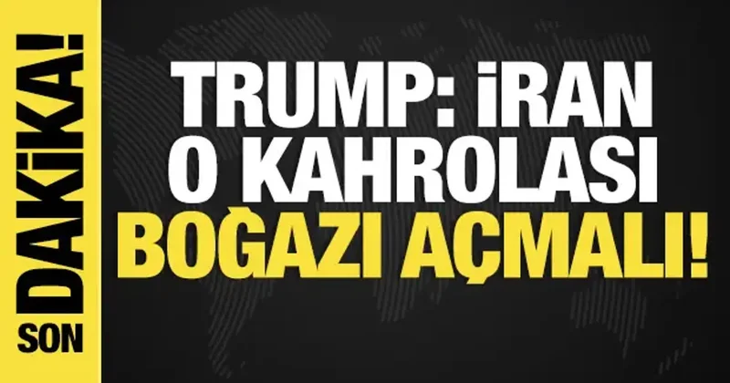 Son dakika: Trump tan İran a küfürlü tehdit! Gün verdi: Böylesi daha önce yaşanmadı