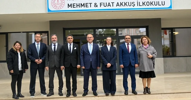 Hayırsever katkısıyla yapılan okulda son durum değerlendirildi Aydın Haberleri