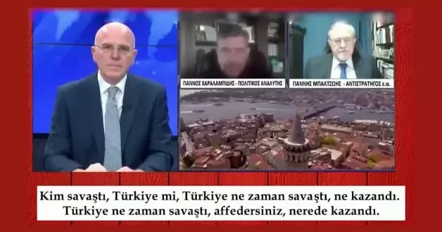 Yunan televizyonunda evlere şenlik Türkiye kavgası...Korku uykularını kaçırdı!