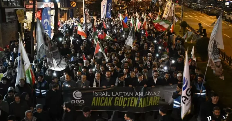 Fatih te AGD den yükselen ses: Meydanlarda toplanmak imani vazifemizdir