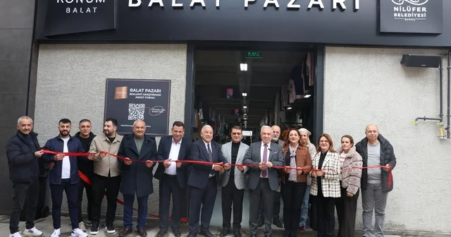 Nilüfer in 8 inci giyim pazarı Balat ta açıldı Bursa Haberleri