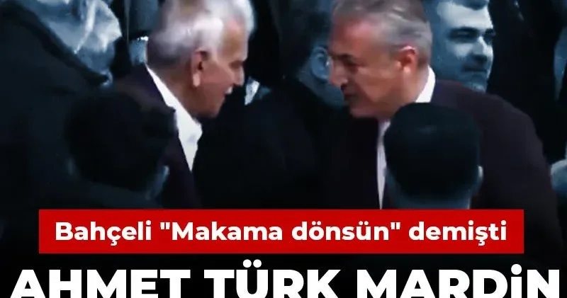 Ahmet Türk Mardin kayyumuyla yan yana! Bahçeli Makama dönsün demişti