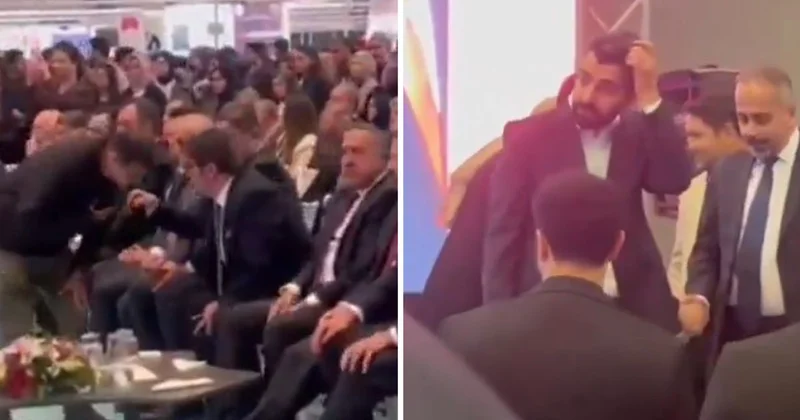 AK Parti İl Başkanı sahneye çağrılırken anons krizi! Bakan Yardımcısı, anında müdahale etti