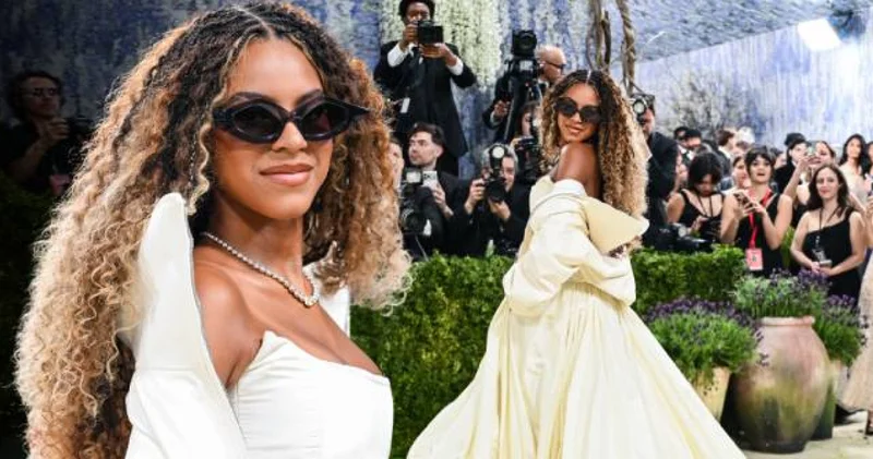 Met Gala nın yıldızı 14 yaşındaki Blue Ivy: Annesi Beyonce ve babası Jay Z yi gölgede bıraktı
