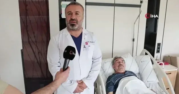Kilo kaybı şikayetiyle gittiği hastanede 20 santimlik tümörle karşılaştı