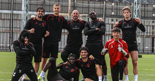 Samsunspor deplasmanda oynayacakları RAMS Başakşehir maçına hazırlanıyor Samsun Haberleri