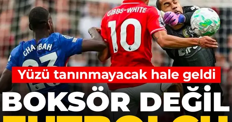 Bu pozisyondan sonra yüzü tanınmayacak hale geldi: Boksör değil futbolcu