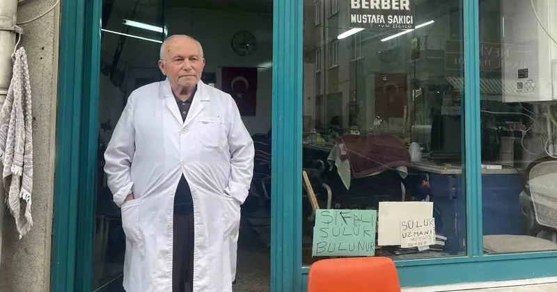 Çorum’un müthiş berber i: 66 yıllık mesleğine devam ediyor