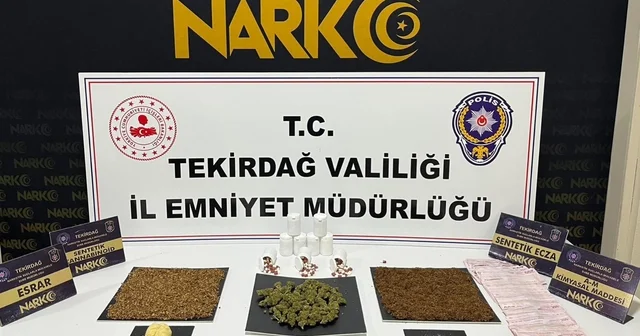 Tekirdağ da uyuşturucuya geçit yok: 114 operasyonda 133 şüpheliye işlem Tekirdağ Haberleri