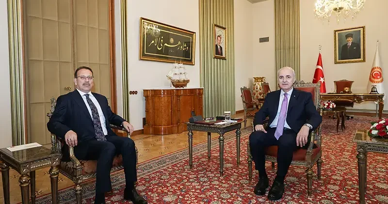 TBMM Başkanı Kurtulmuş, Sayıştay Başkanı Yener i kabul etti