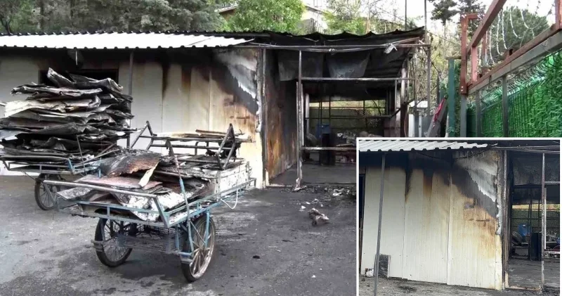 Kurban kesim alanında feci ölüm: Arkadaşını ziyarete geldi yanarak can verdi Gündem Haberleri