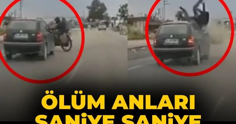 Ölüm anları saniye saniye kaydedildi... Soluna bakmadan manevra yaptı olan yolcuya oldu