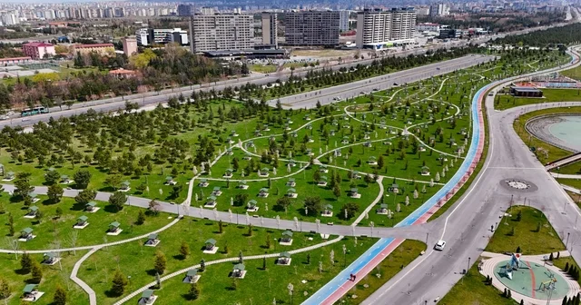 Kayseri Büyükşehir Belediyesinin peyzaj ve çevre düzenleme çalışmaları sürüyor Kayseri Haberleri