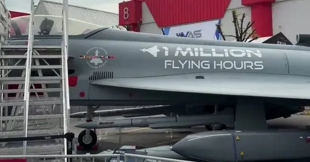 Türk bayrağıyla Eurofighter Typhoon ilk kez SAHA 2026’da