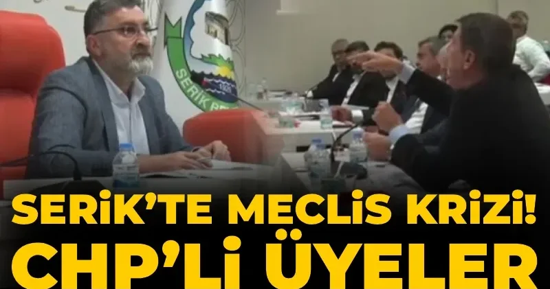 Serik’te meclis krizi: CHP’li üyeler oturumu terk etti