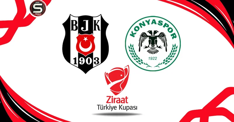 Canlı Beşiktaş Konyaspor maçı canlı yayın (Türkiye Kupası yarı final) Sözcü Gazetesi