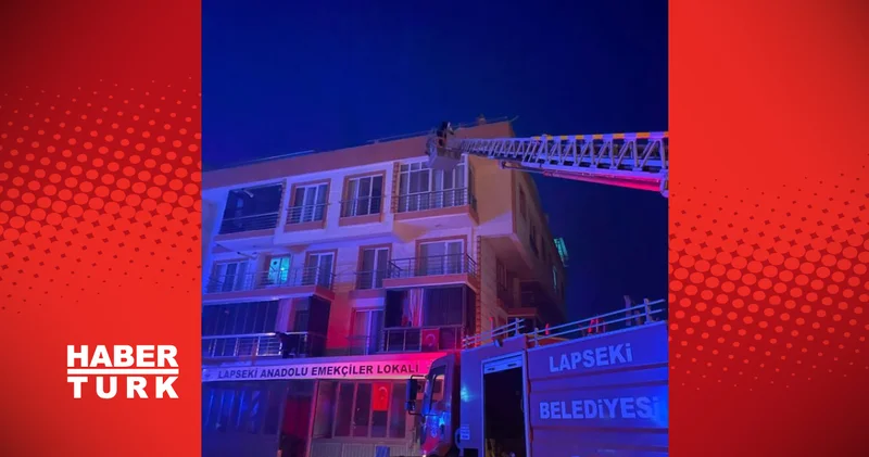 Çanakkale de yangın: 6 kişi hastanelik oldu