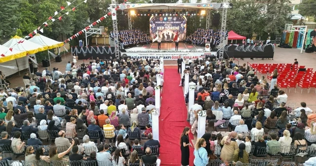 GKV Özel Ortaokulu nda kep töreni Gaziantep Haberleri