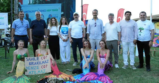 Denizkızları, Dünya Çevre Günü nde dip temizliği yapıp, deniz çayırı dikti Antalya Haberleri