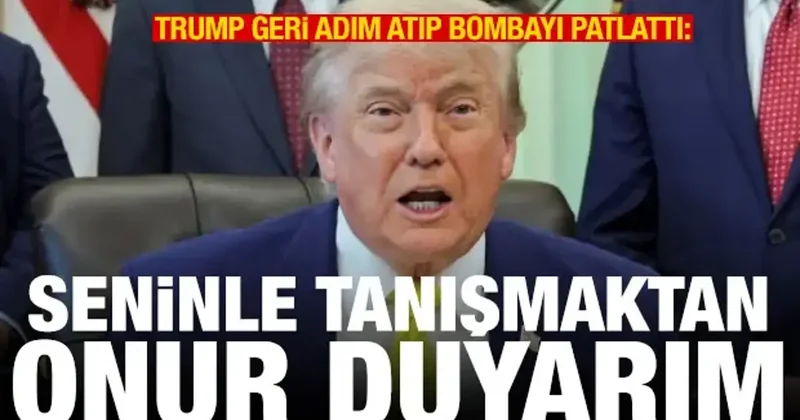 Trump tan Mücteba Hamaney e: Tanışmaktan onur duyarım