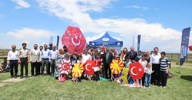 Sultan Sazlığı nda uçurtma şenliği düzenlendi Kayseri Haberleri
