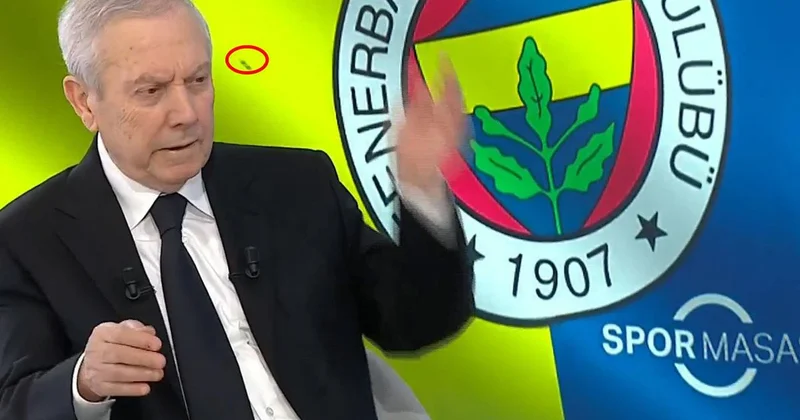 Aziz Yıldırım ın canlı yayında sinekle imtihanı