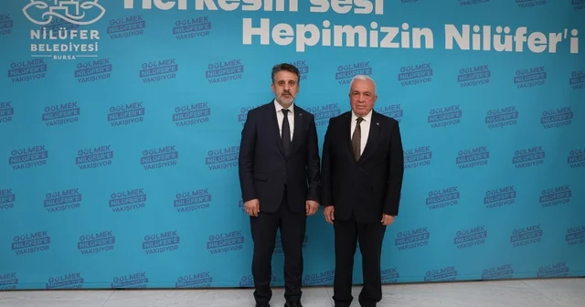 Nilüfer Belediye Başkanı Özdemir, Bursa Büyükşehir Belediye Başkan Vekili Biba yı ağırladı Bursa Haberleri