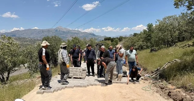 Çermik te yapımı devam eden yatırımlar incelendi Diyarbakır Haberleri