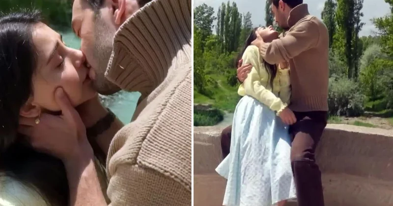Sevdiğim Sensin dizisinde bayıltan öpücük