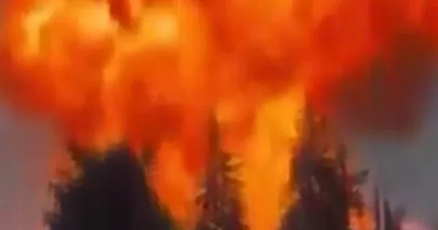 Meksika da LPG tankerleri peş peşe patladı VİDEO İZLE
