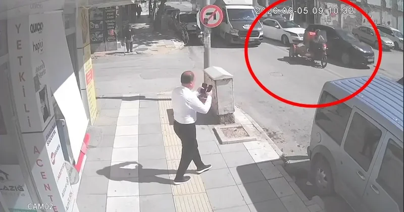 Yer: Elazığ... Rampa aşağı freni patladı: Hafriyat kamyonu caddeyi savaş alanına çevirdi!