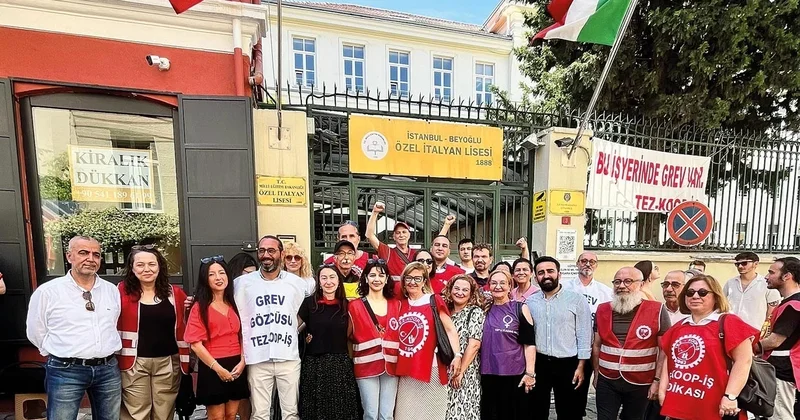 Grev 123 gün sonra bitti... İtalyan Lisesi’nde dersler başladı