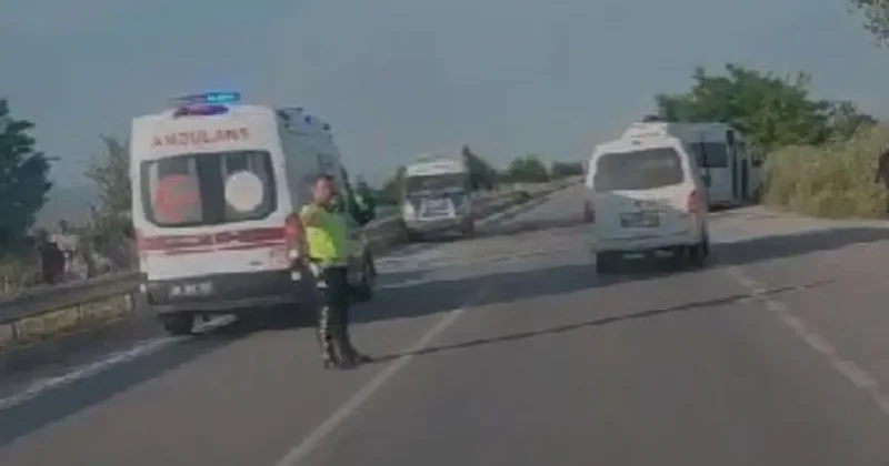 İşçi servisleri çarpıştı; 10 yaralı