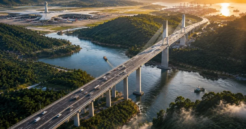 8 şeritli köprü için çalışmalar başladı: Dağlık bölgeyi dev havalimanı ve limanlara bağlayacak Sözcü Gazetesi