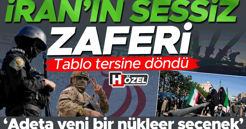 Tablo tersine döndü: İran’ın sessiz zaferi! ‘Yeni bir nükleer seçenek’
