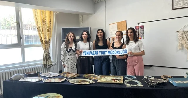 Üniversite öğrencilerinin el emekleri görücüye çıktı Aydın Haberleri