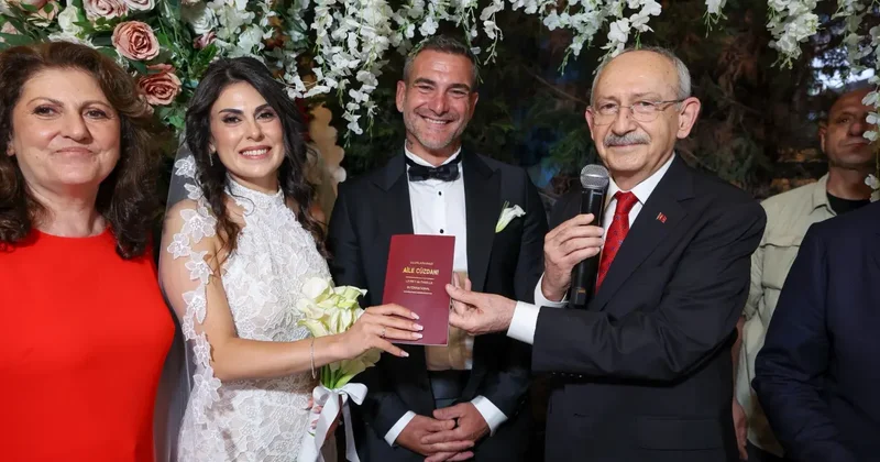 CHP lideri Kemal Kılıçdaroğlu nikah şahidi oldu