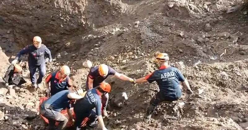 Eskişehir deki define faciasında AFAD ın zorlu operasyonu kamerada