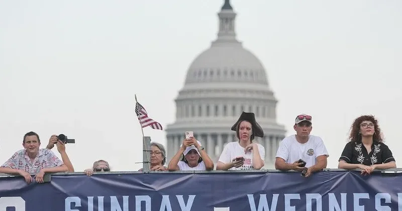 Washington da Bağımsızlık Günü etkinlikleri yarıda kesildi Sözcü Gazetesi