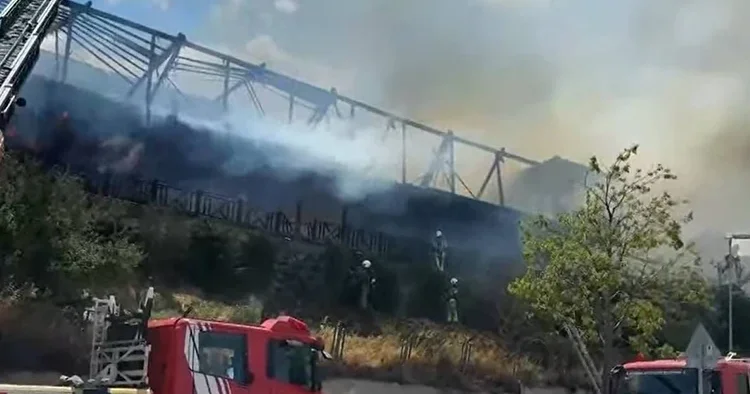 Maltepe de restoranda yangın