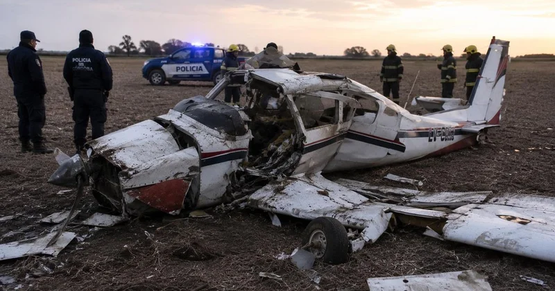 Arjantin de eğitmen pilot kokpitten düştü, uçağı öğrenci pilot indirdi