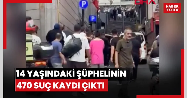 14 yaşındaki şüphelinin 470 suç kaydı çıktı