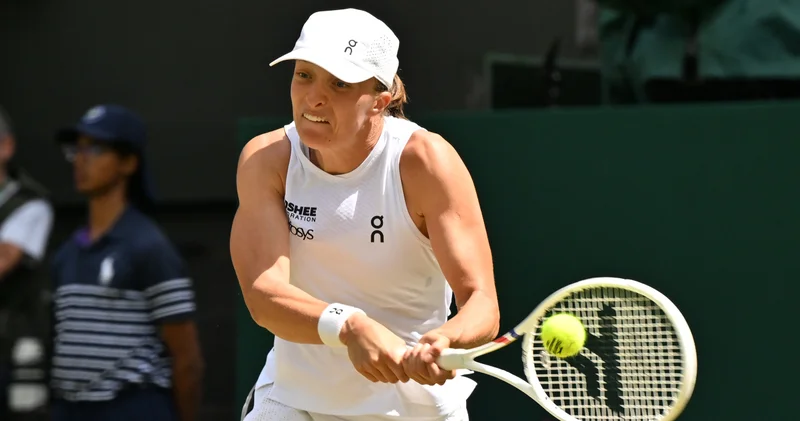 Wimbledon da Swiatek elendi, Zverev son 16 turuna kaldı!