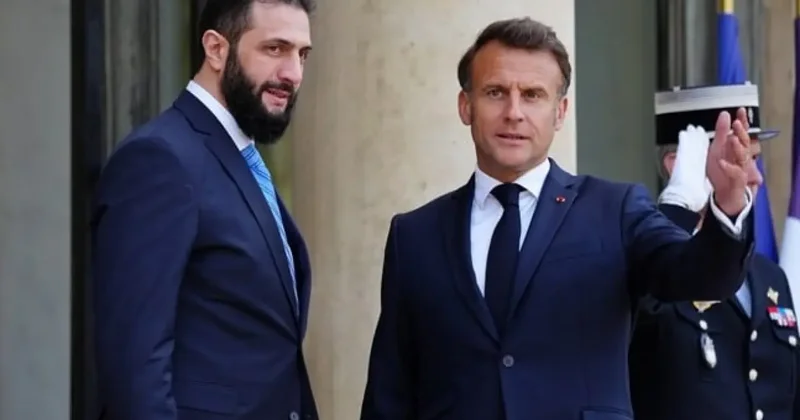 Macron heyetiyle birlikte Suriye ye gidiyor