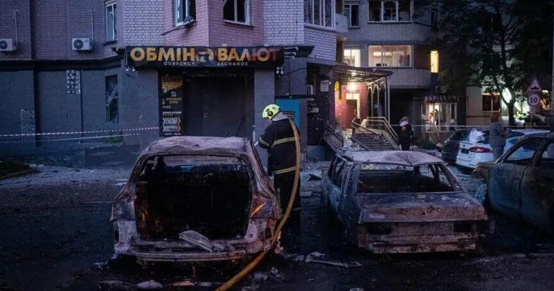 Kiev de balistik füze saldırısı Dış Haberler