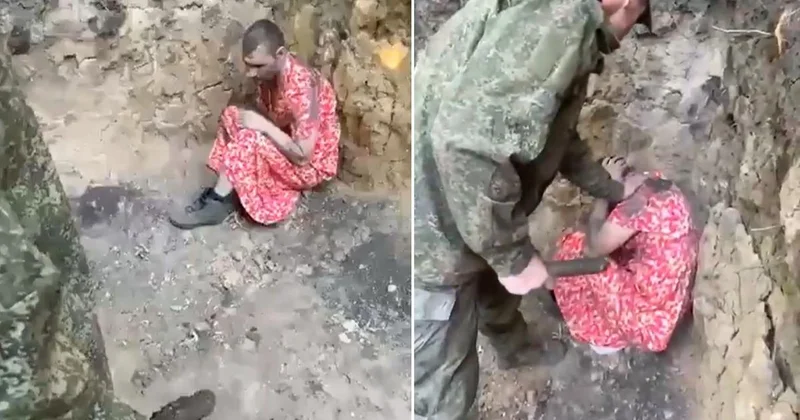 Cepheden kaçan askere kadın elbisesi giydirip darbettiler