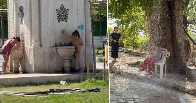 Hava sıcaklığı 40 dereceyi aştı: Bir an önce akşam olmasını istiyoruz