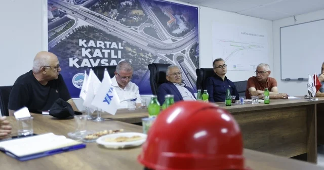 Başkan Büyükkılıç, Kartal Katlı Kavşağı nda çalışmaları adım adım izliyor Kayseri Haberleri Habertürk Yerel Haberler